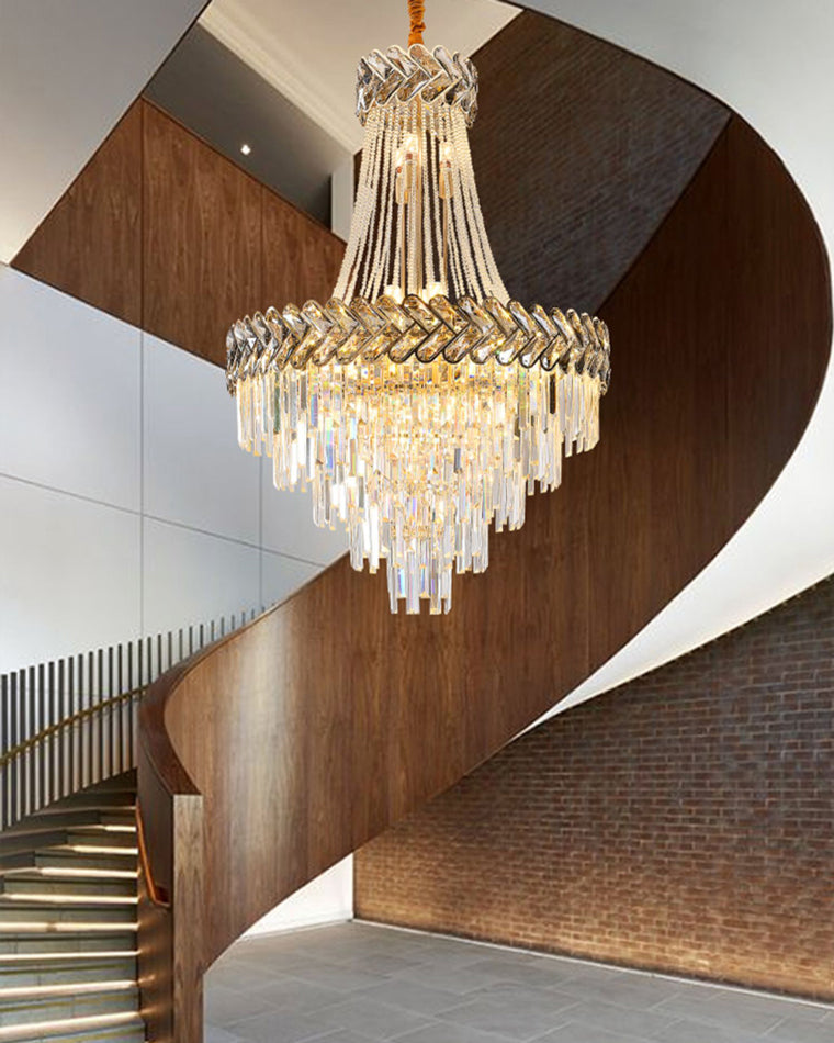 Lustre en cristal à plusieurs niveaux WOMO-WM2381