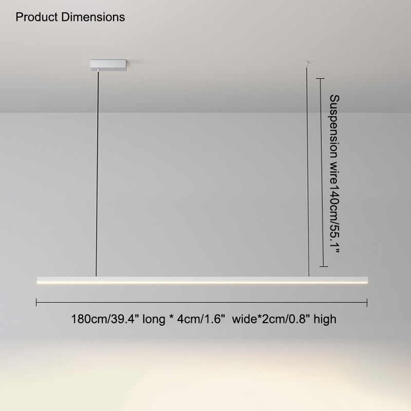 WOMO Suspension Lineaire Led Minimaliste- WM2011