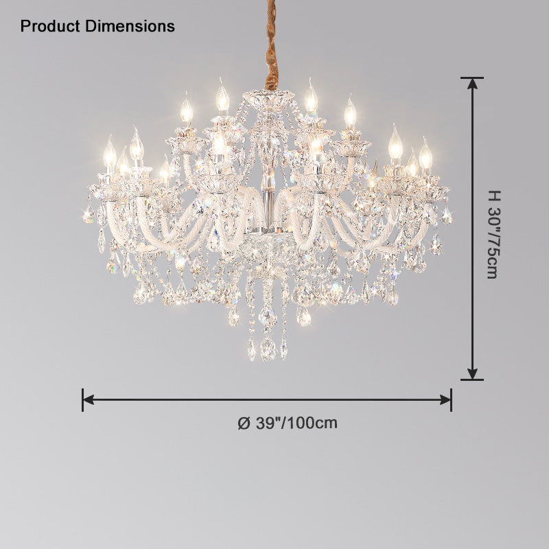 WOMO Lustre Luxe Cristal pour Salon-WM2340