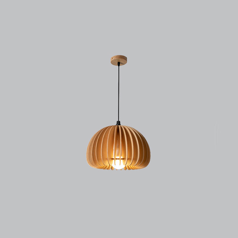 WOMO Suspension Orange Vintage en Bois-WM2105