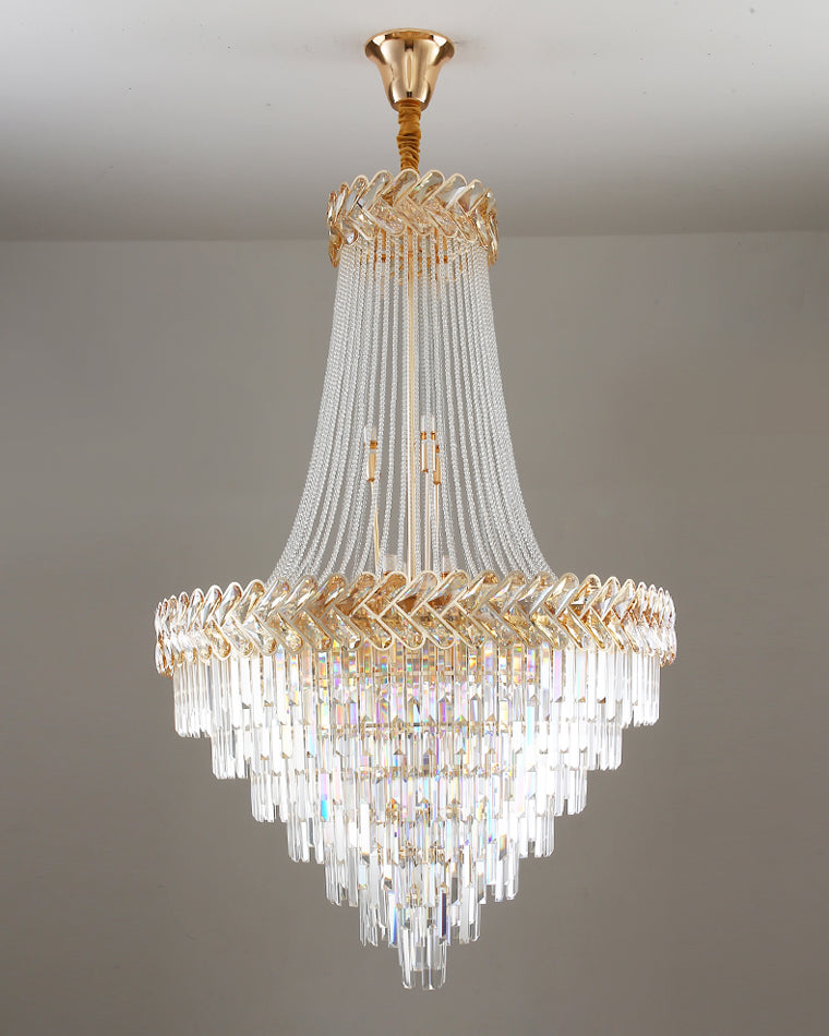 Lustre en cristal à plusieurs niveaux WOMO-WM2381