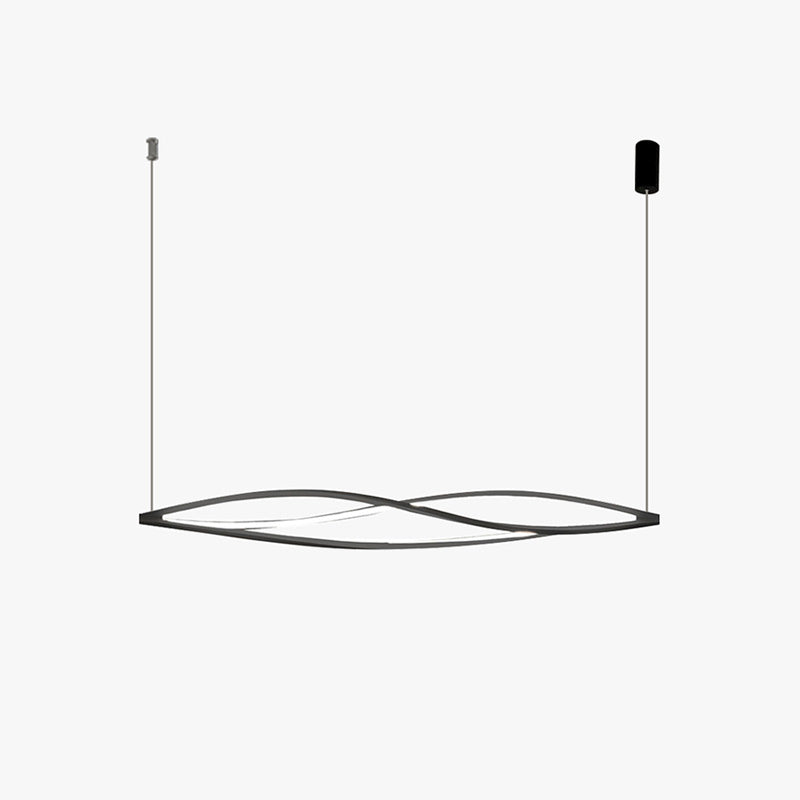 WOMO Lustre Spirale Led Noir/Blanc-WM2245