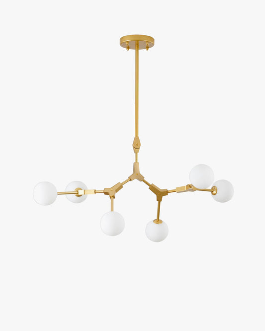 Lustre en verre dépoli à bulles de branchement WOMO-WM2514