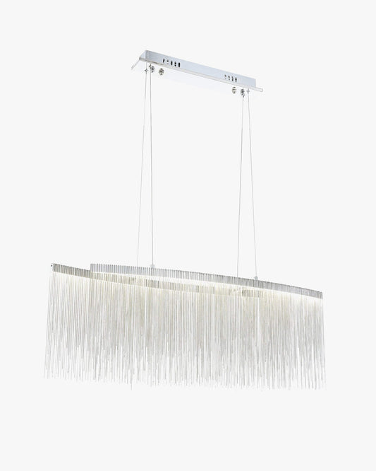 WOMO Lustre Linéaire Macramé Doré/Argent-WM2062b