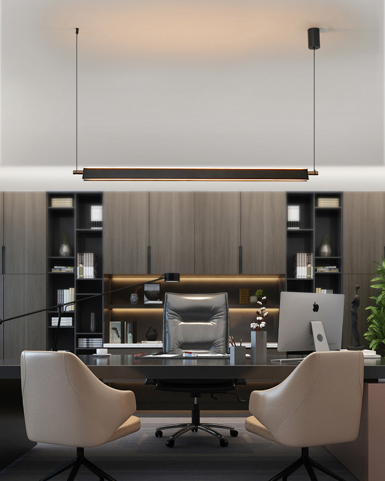WOMO Suspension Lineaire Led Noir Modern-WM2182
