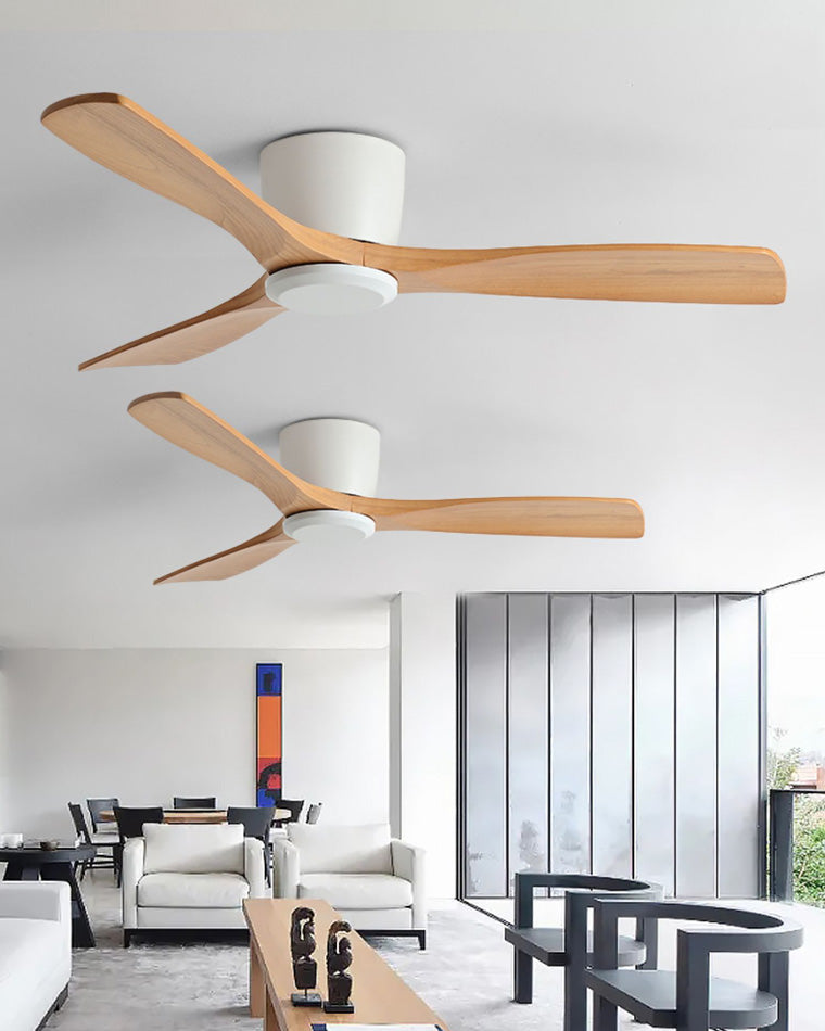 WOMO Grande lampe de ventilateur de plafond à profil bas-WM5052