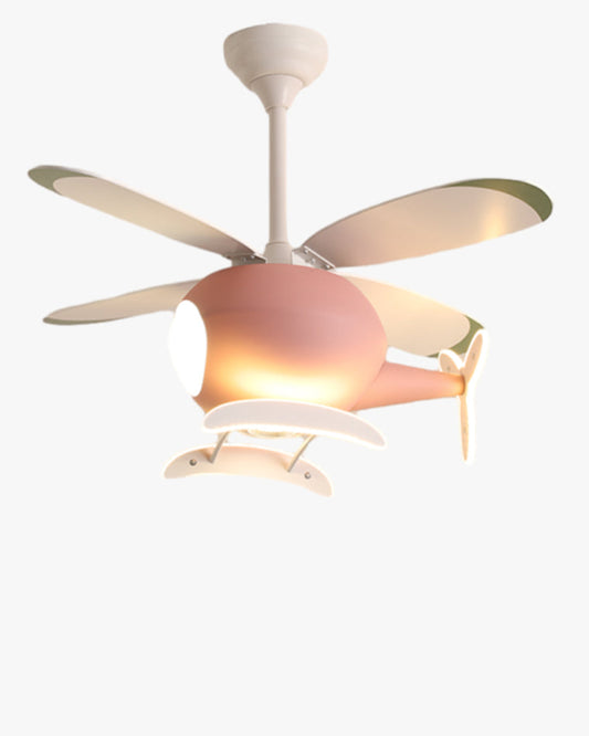 WOMO Ventilateur de plafond pour enfant Avion-WM5007
