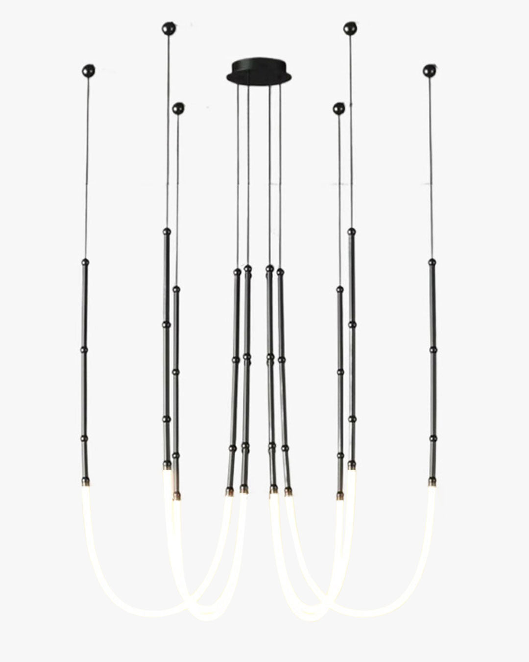 Lustre LED en corde de bambou WOMO-WM2752