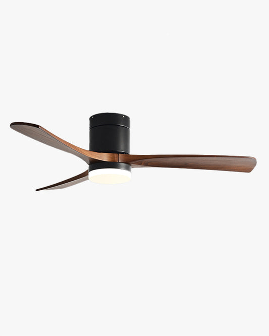 WOMO 3 Wood Blade Hugger Lampe de ventilateur de plafond-WM5116