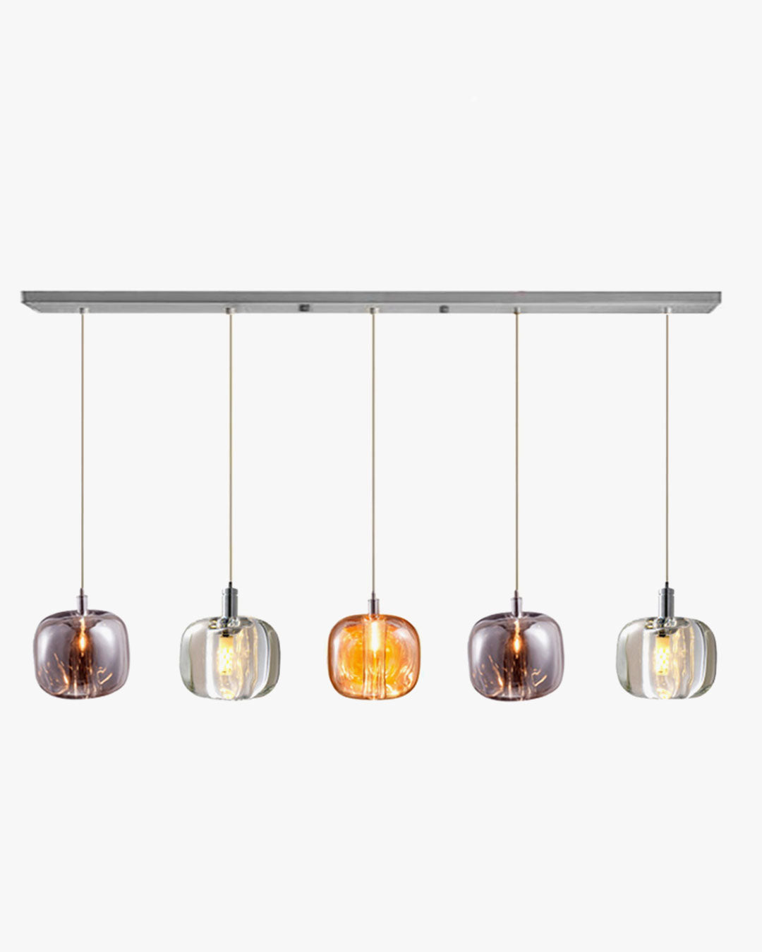 WOMO Lustre Plusieurs Ampoules en Verre-WM2111a