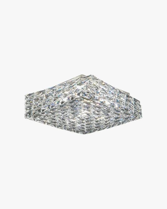 Plafonnier encastré en cristal carré WOMO-WM1130