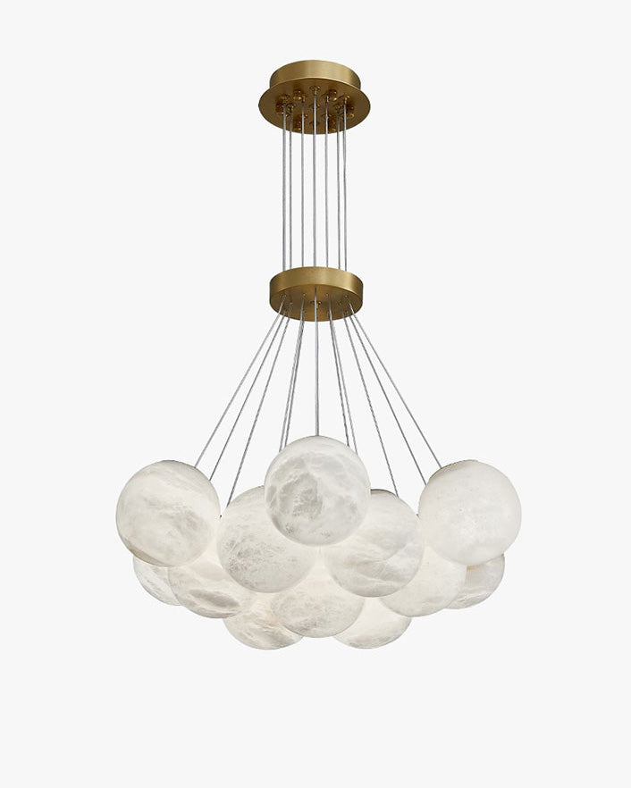WOMO Alabaster Bubble Cluster Chandelier-WM2865