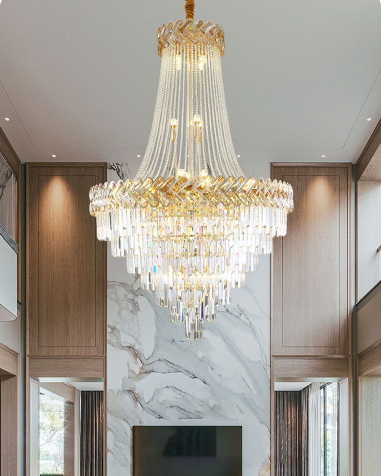 Lustre en cristal à plusieurs niveaux WOMO-WM2381