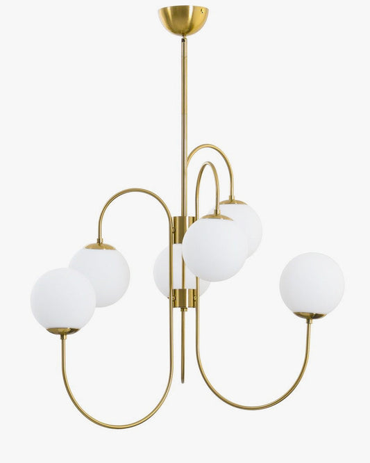 WOMO Lustre Branche Boule Verre-WM2625