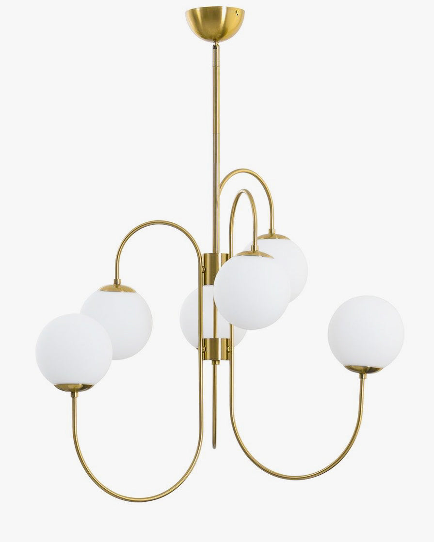 WOMO Lustre Branche Boule Verre-WM2625