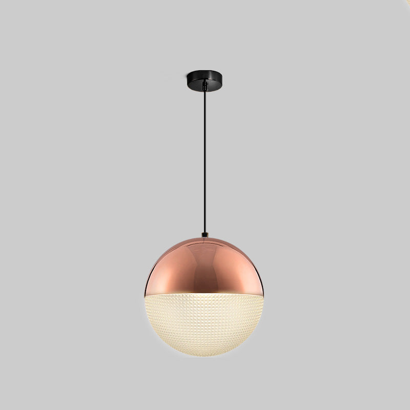 WOMO Suspension Boule Verre Art Déco-WM2065