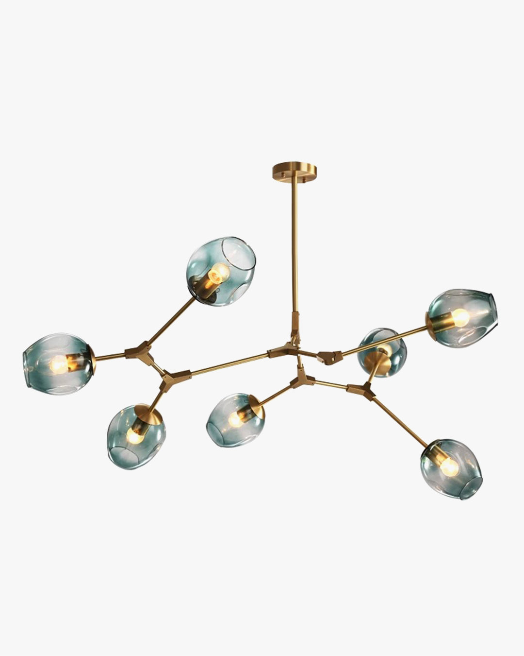 Lustre en verre coloré WOMO Branch-WM2655