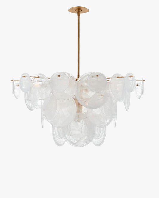 WOMO Lustre Feuille en Verre Art Deco-WM2477
