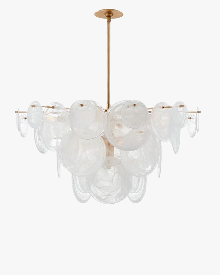 WOMO Lustre Feuille en Verre Art Deco-WM2477