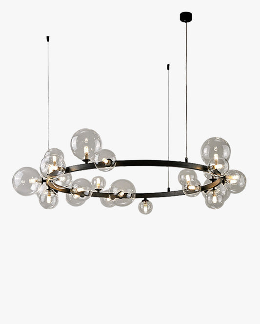 WOMO Lustre Cercle Bulles de Verre-WM2292