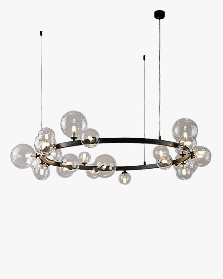 WOMO Lustre Cercle Bulles de Verre-WM2292