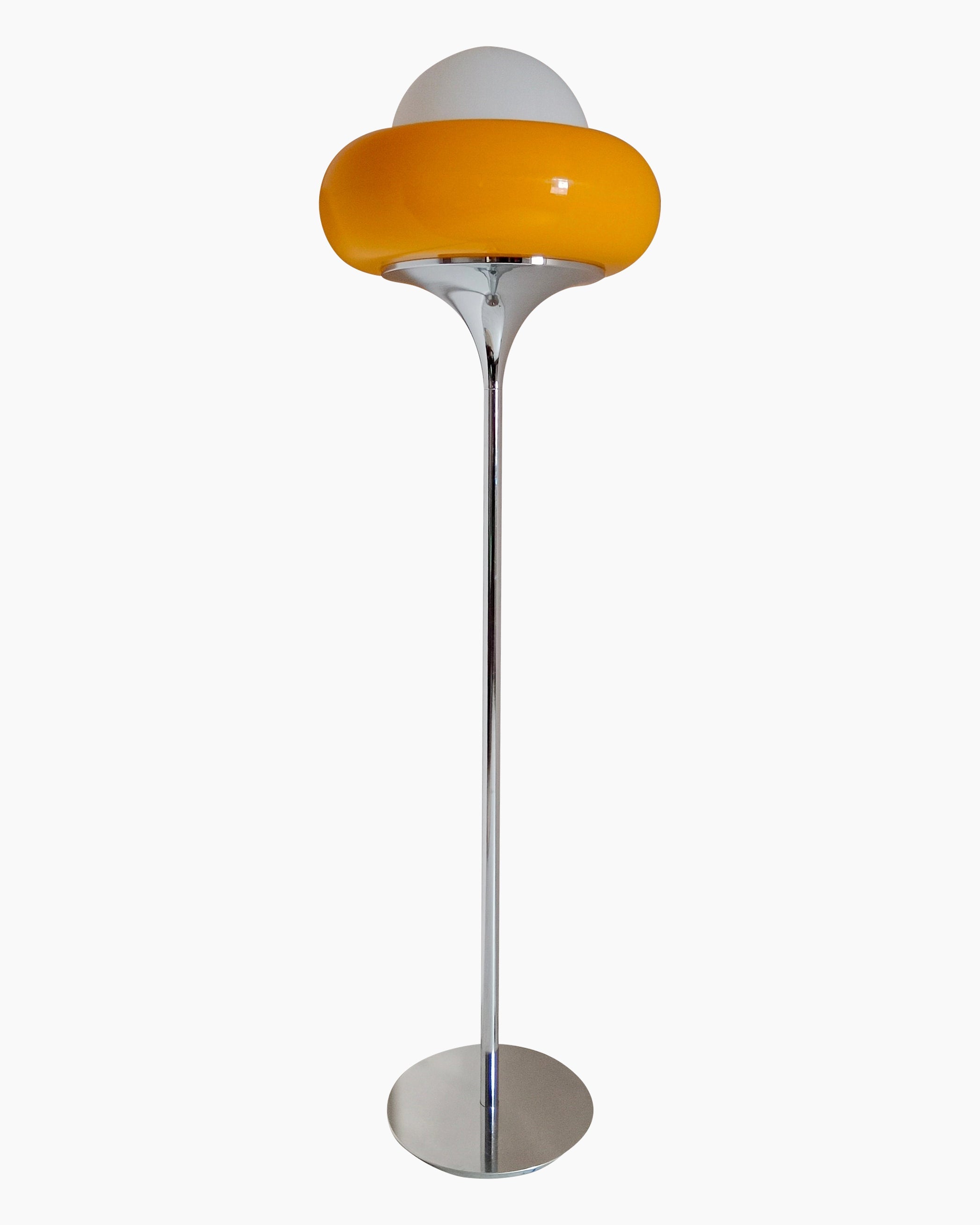 WOMO Lampe sur Pied Torchière Orange - WM7092
