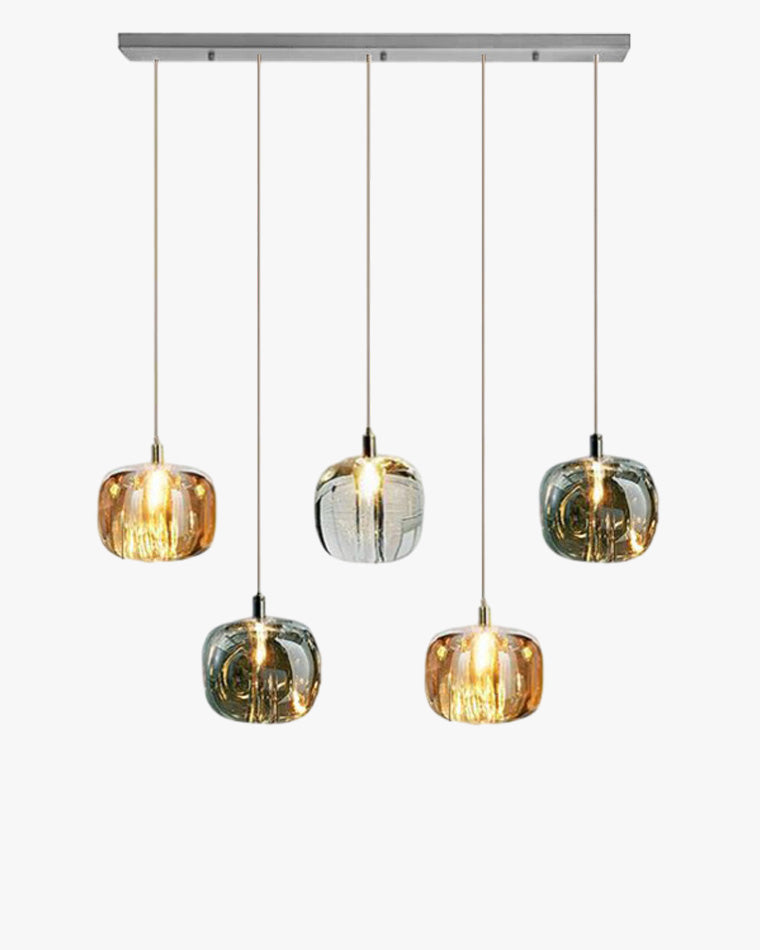 WOMO Lustre Plusieurs Ampoules en Verre-WM2111a