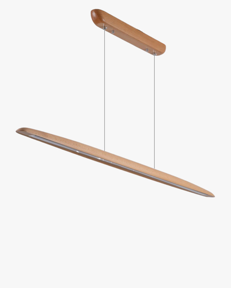 Suspension LED linéaire en bois WOMO-WM2523