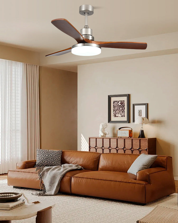 Lampe de ventilateur de plafond moderne WOMO Mid Century - WM5278