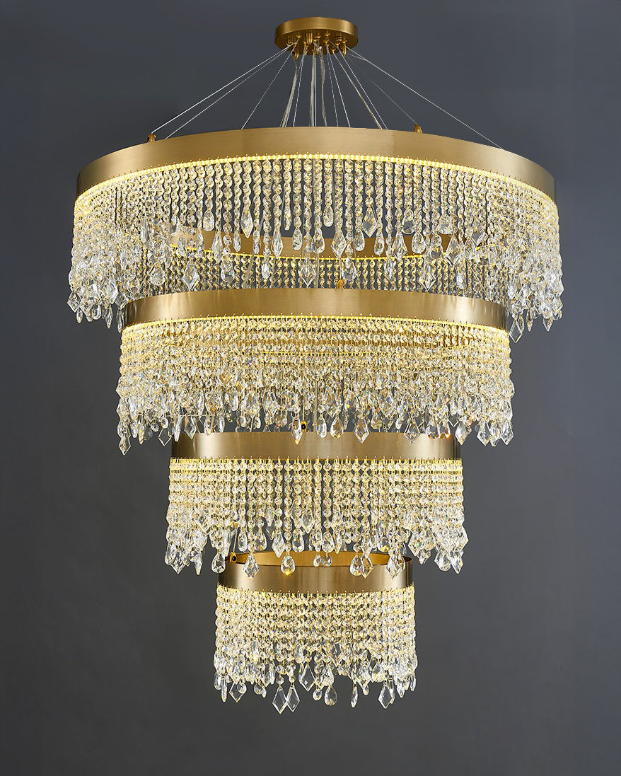 WOMO-WM2350 Cascade Crystal Chandelier