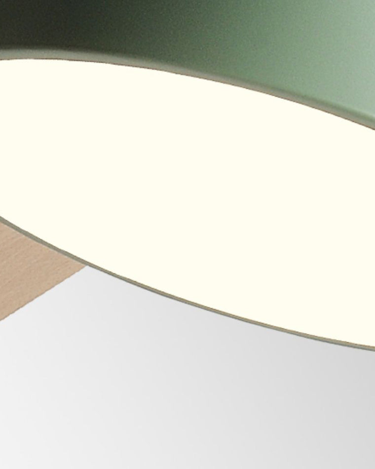 Lampe de ventilateur de plafond en bois à profil bas WOMO-WM5014