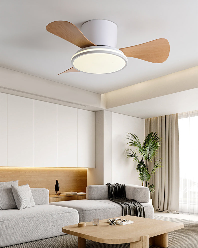 WOMO 28 pouces petite lampe de ventilateur de plafond Hugger - WM5186