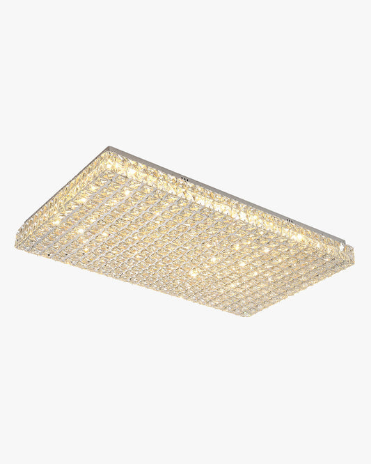 Plafonnier encastré carré en cristal WOMO-WM1114