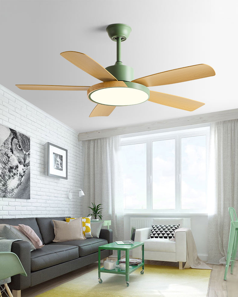 Lampe de ventilateur de plafond moderne à 5 pales WOMO - WM5250