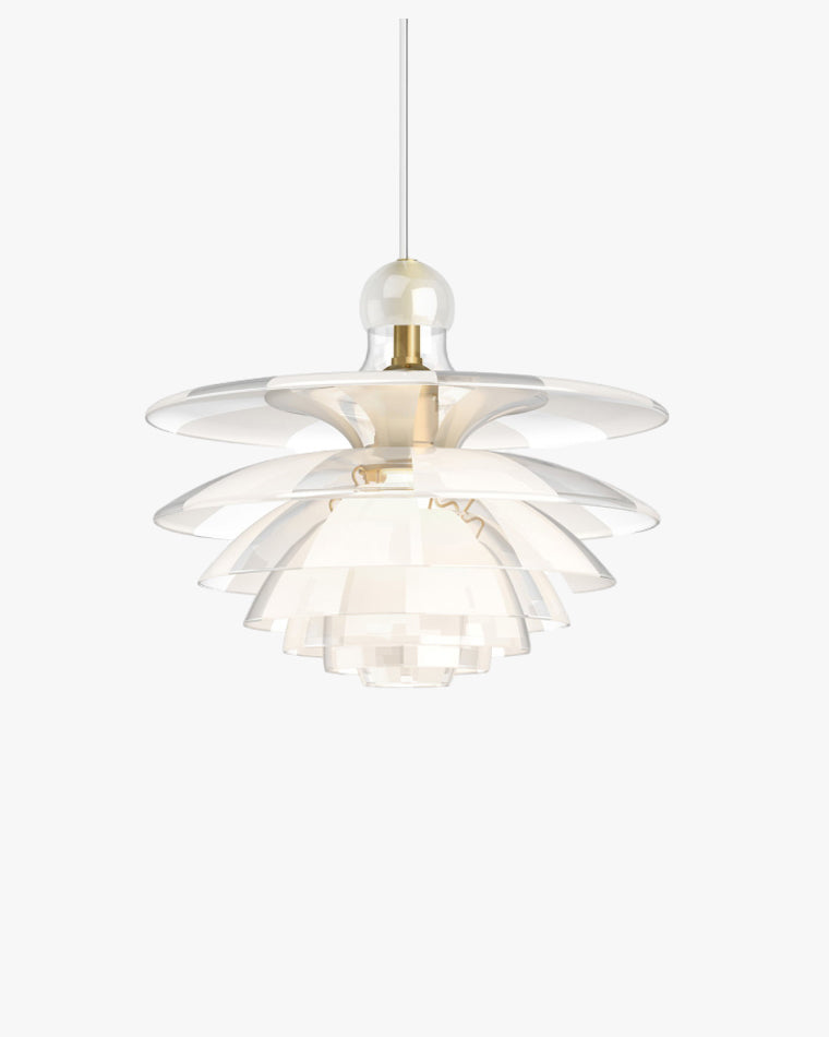WOMO Suspension Fleur Transparent Scandinave -WM2325