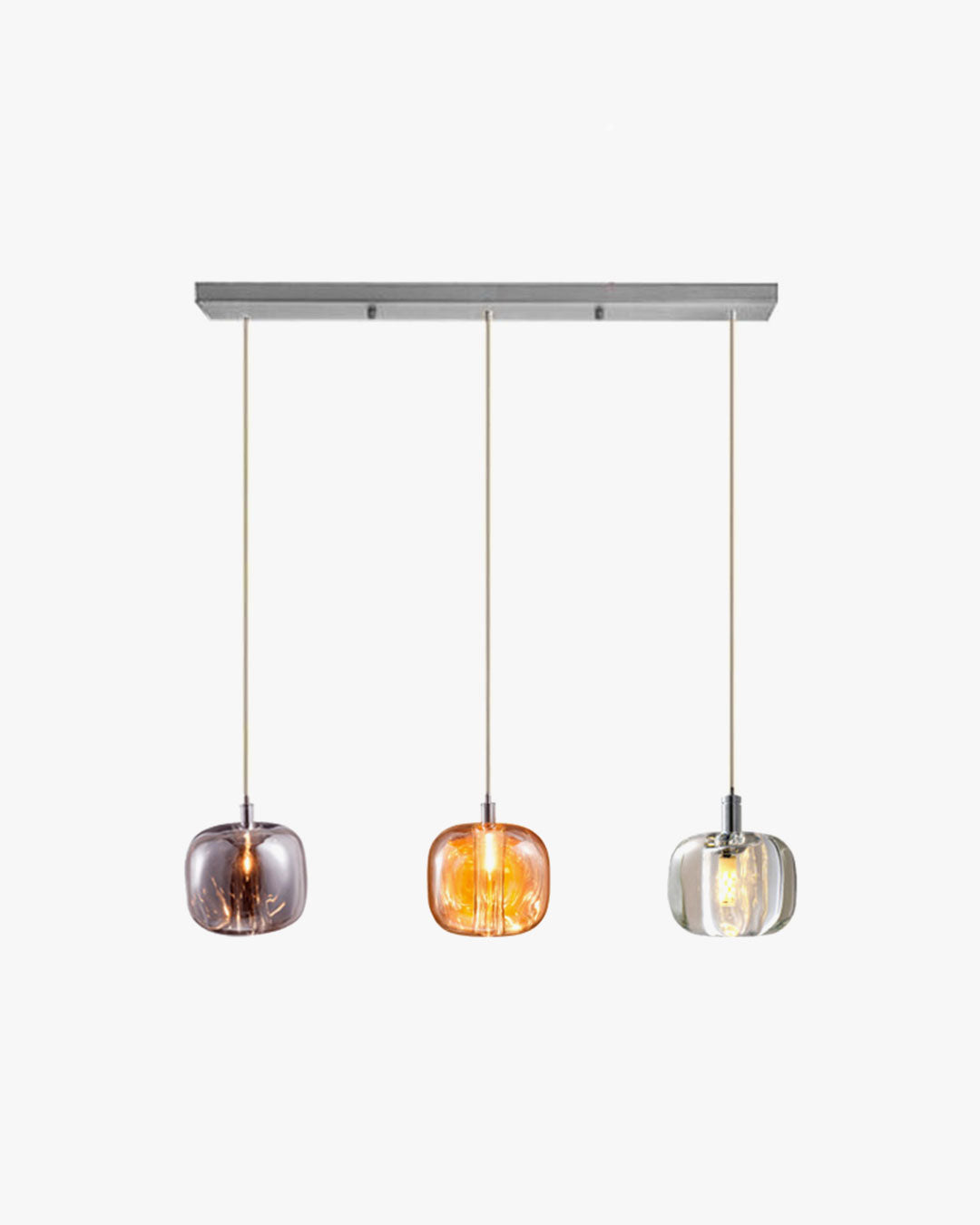 WOMO Lustre Plusieurs Ampoules en Verre-WM2111a