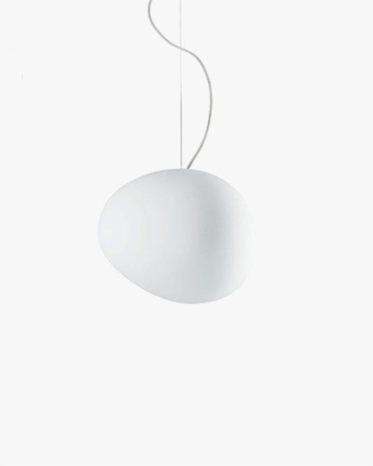WOMO Suspension Boule Verre Blanc Moderne-WM2497