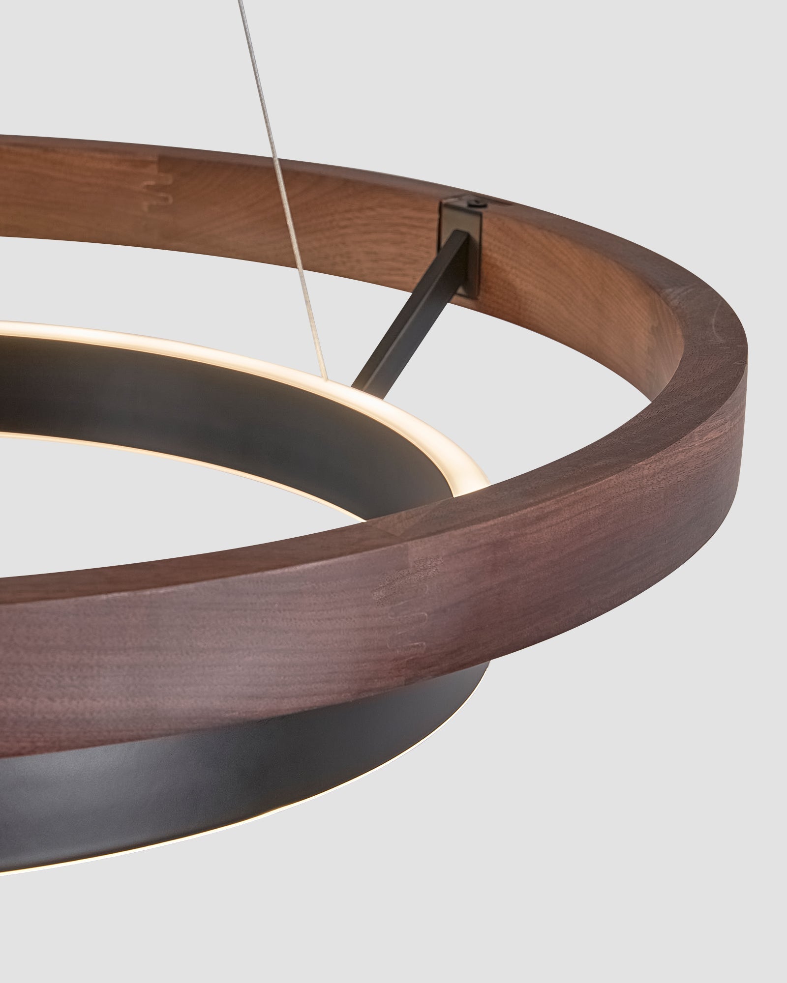 WOMO Wooden LED Ring Chandelier-WM2492
