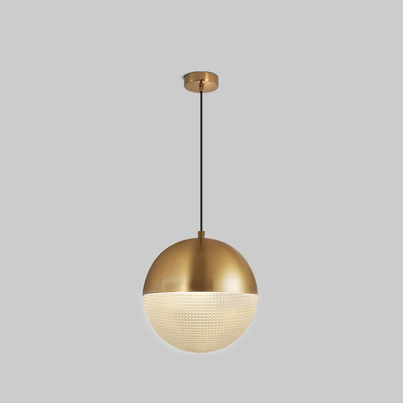 WOMO Suspension Boule Verre Art Déco-WM2065