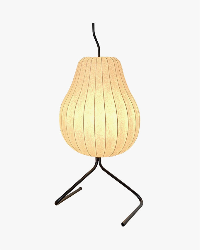 WOMO Lampe sur Pied Lanterne Poire en Soie - WM7126