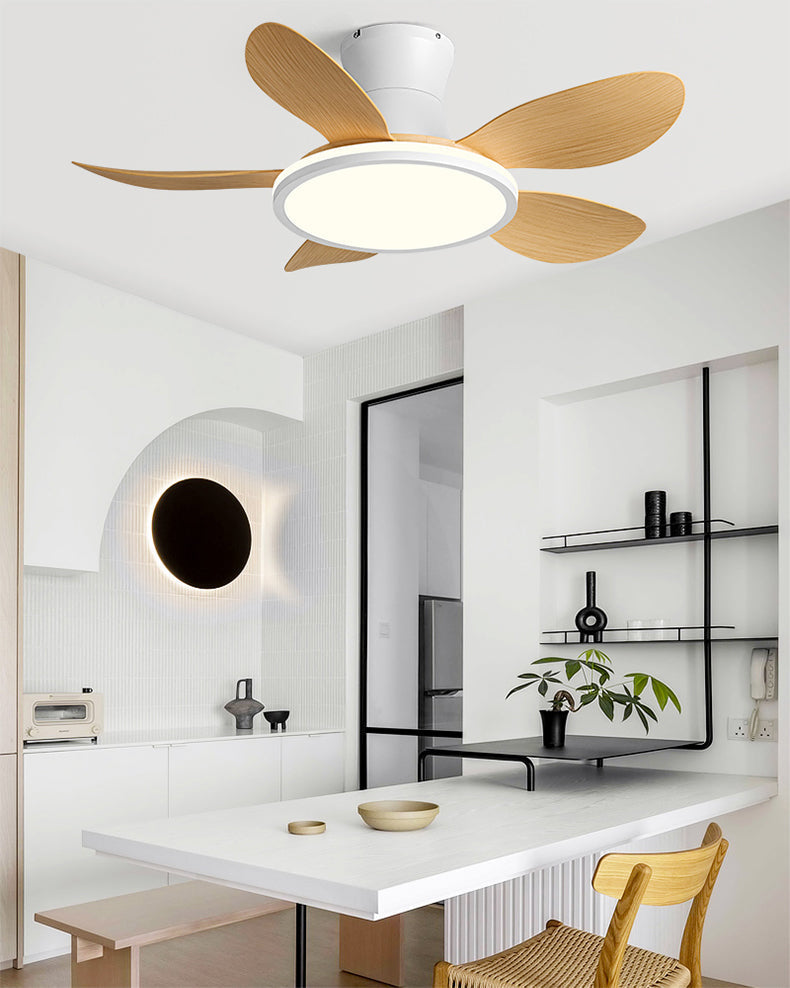 Lampe de ventilateur de plafond moderne à profil bas WOMO- WM5239