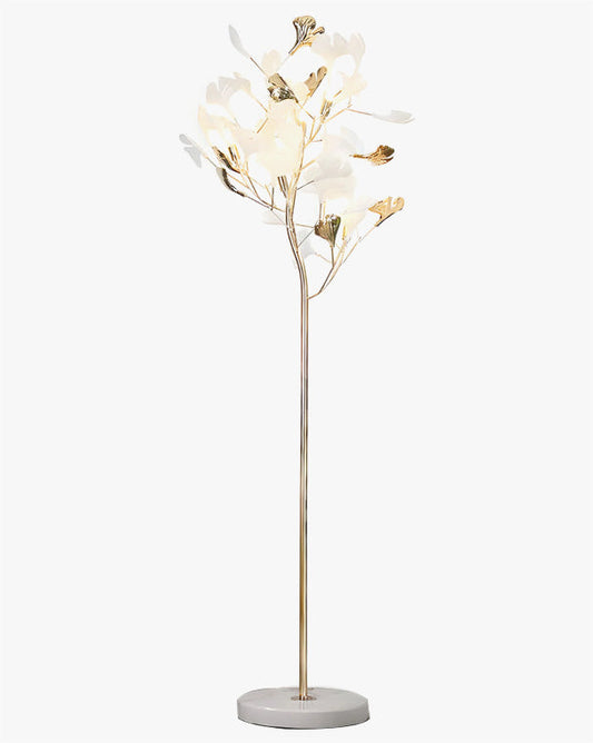 WOMO Lampe sur Pied Arbre de Ginkgo en Céramique - WM7137