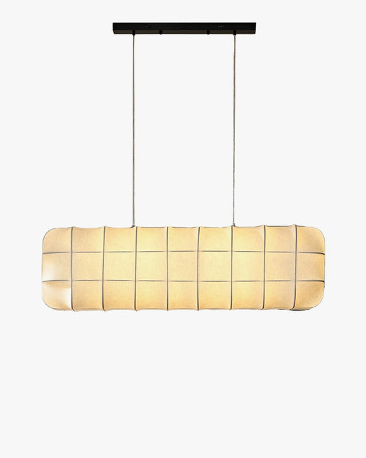 Lustre rectangulaire en tissu WOMO-WM2957