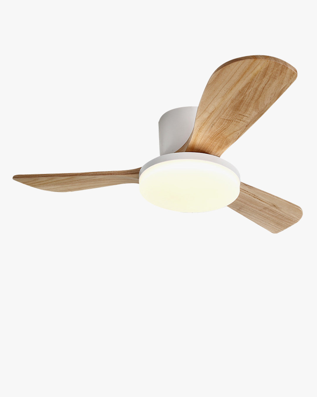 WOMO Ventilateur de plafond bas 3 Bois Pales-WM5058