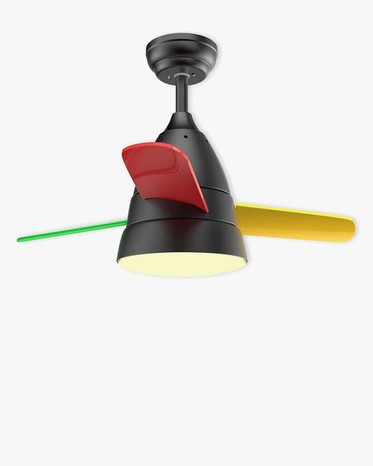 WOMO 3 lames conique lampe de ventilateur de plafond-WM5099