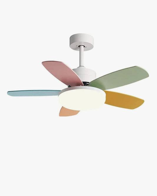 WOMO 5 Pale Scandi Lampe de ventilateur de plafond-WM5089