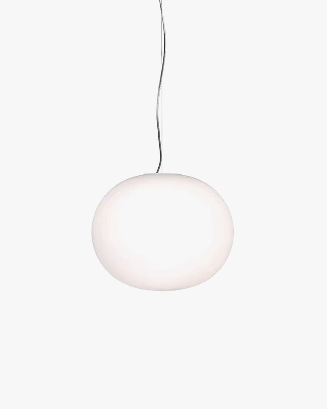 WOMO Suspension Boule Verre Blanc pour Cuisine-WM2496