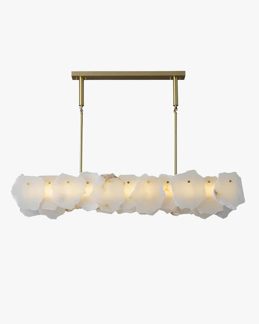 WOMO Lustre lineaire Albâtre Salle à Manger-WM2392b