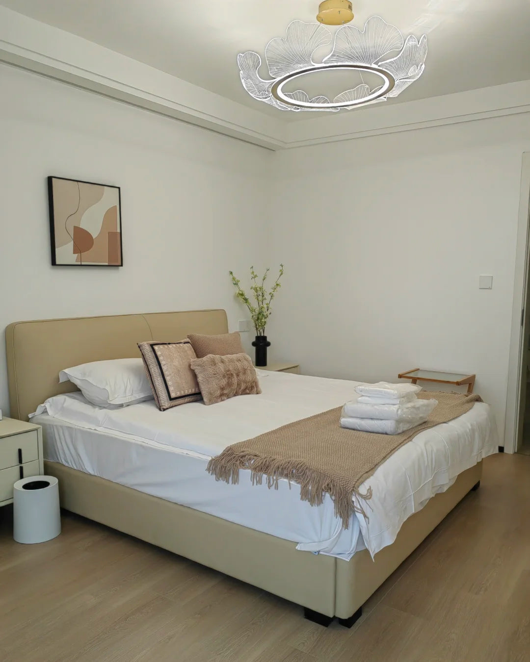 WOMO Suspension Feuille Transparent Chic Design- WM2000
