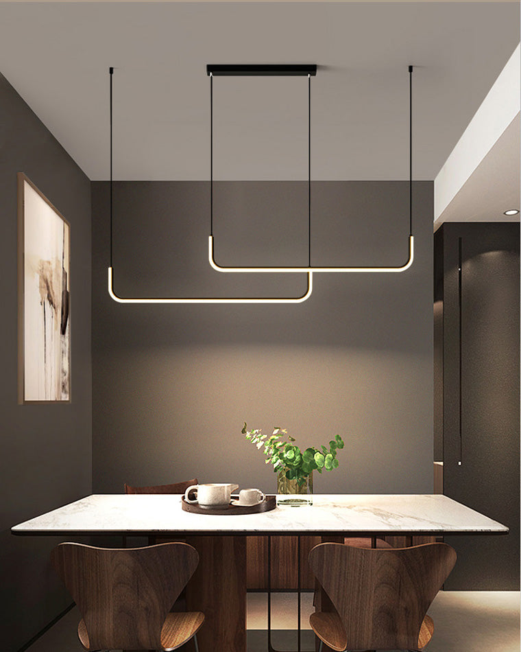 WOMO Suspension Lineaire Led Minimaliste-WM2001